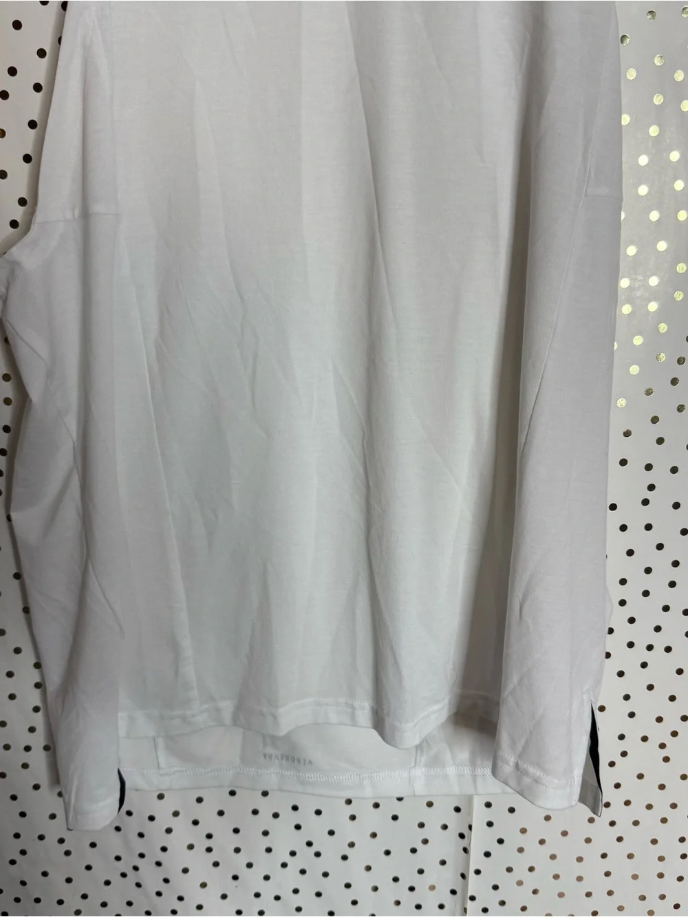 adidas White Sleeveless Workout Tank with Black Logo